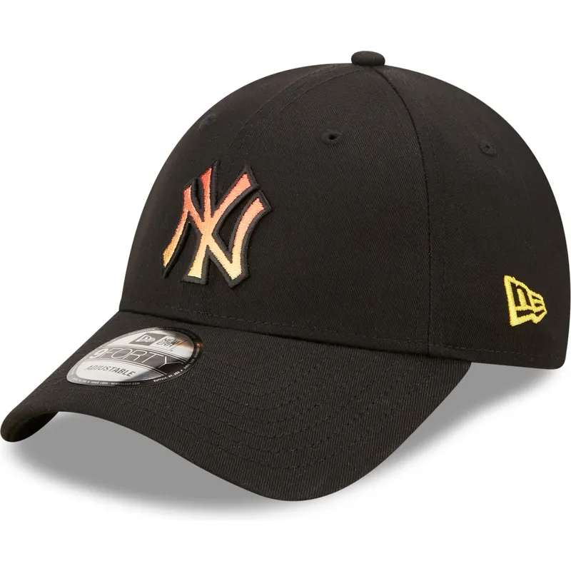 kepure-islenkta-juoda-reguliuojamas-9forty-gradient-infill-new-york-yankees-mlb-new-era
