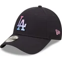kepure-islenkta-tamsiai-melyna-reguliuojamas-9forty-gradient-infill-los-angeles-dodgers-mlb-new-era