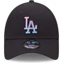 kepure-islenkta-tamsiai-melyna-reguliuojamas-9forty-gradient-infill-los-angeles-dodgers-mlb-new-era