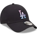 kepure-islenkta-tamsiai-melyna-reguliuojamas-9forty-gradient-infill-los-angeles-dodgers-mlb-new-era
