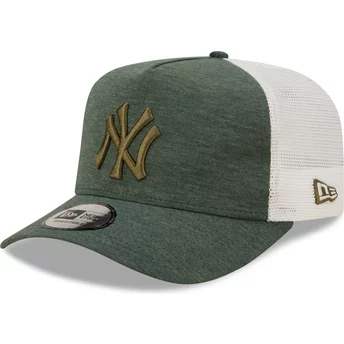 New Era Green Logo A Frame Jersey Essential New York Yankees MLB Green Trucker Hat