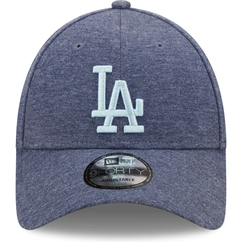 kepure-islenkta-tamsiai-melyna-reguliuojamas-9forty-jersey-essential-los-angeles-dodgers-mlb-new-era