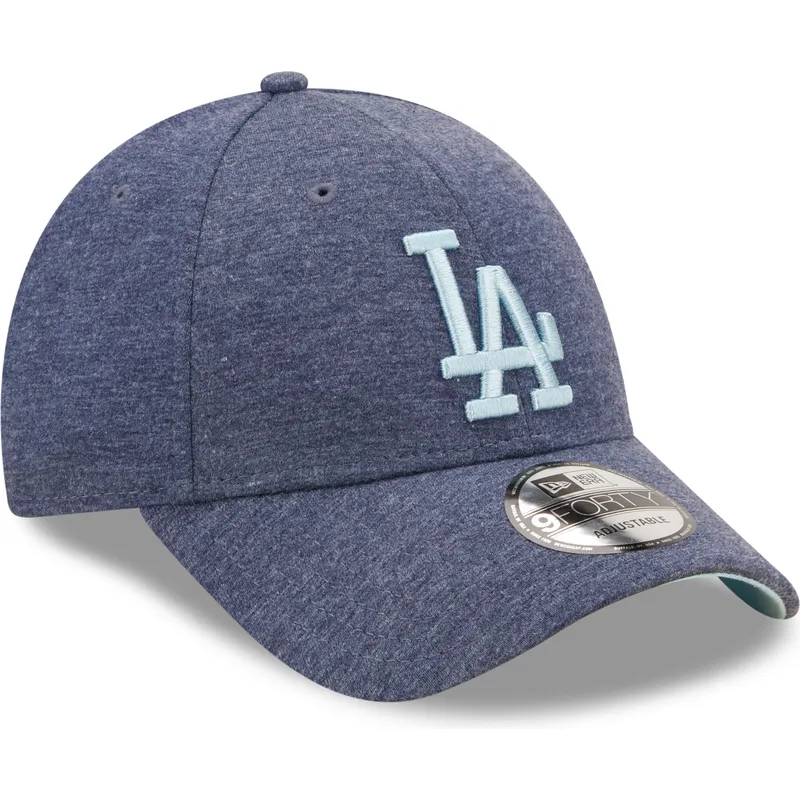 kepure-islenkta-tamsiai-melyna-reguliuojamas-9forty-jersey-essential-los-angeles-dodgers-mlb-new-era