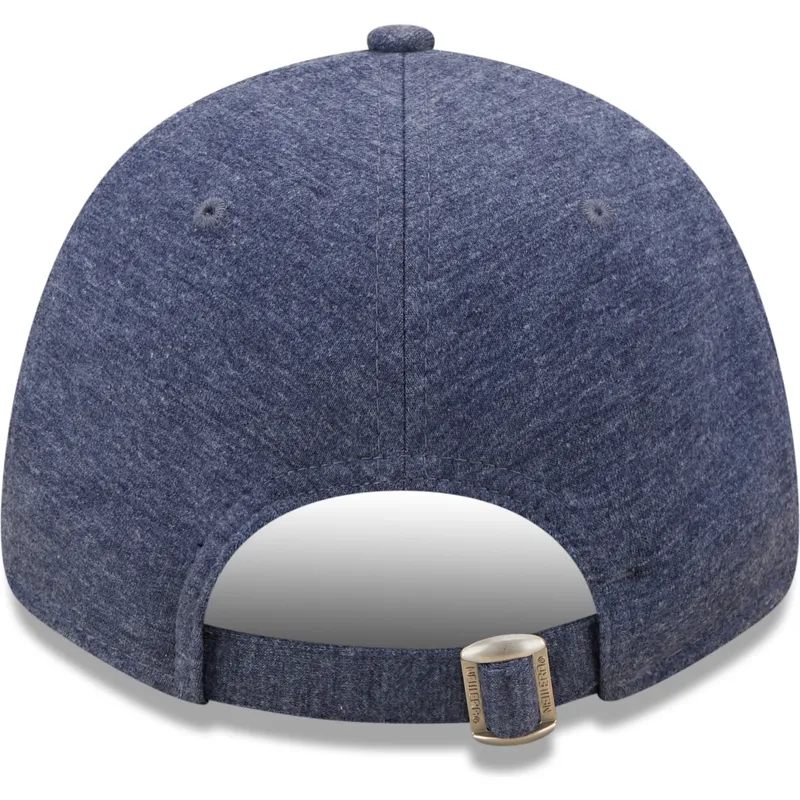 kepure-islenkta-tamsiai-melyna-reguliuojamas-9forty-jersey-essential-los-angeles-dodgers-mlb-new-era