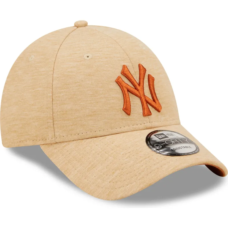 cap-islenkta-brown-adjustable-strap-9forty-jersey-essential-new-york-yankees-mlb-new-era cap-islenkta-brown-adjustable-strap-9forty-jersey-essential-new-york-yankees-mlb-new-era