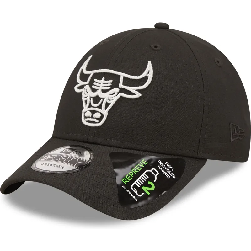 kepure-islenkta-juoda-reguliuojamas-9forty-repreve-monochrom-chicago-bulls-nba-new-era kepure-islenkta-juoda-reguliuojamas-9forty-repreve-monochrom-chicago-bulls-nba-new-era