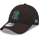 kepure-islenkta-juoda-reguliuojamas-9forty-neon-outline-new-york-yankees-mlb-new-era
