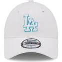 kepure-islenkta-balta-reguliuojamas-9forty-neon-outline-los-angeles-dodgers-mlb-new-era