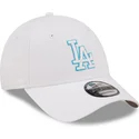 kepure-islenkta-balta-reguliuojamas-9forty-neon-outline-los-angeles-dodgers-mlb-new-era