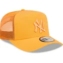 kepure-islenkta-oranzine-snapback-a-frame-tonal-mesh-new-york-yankees-mlb-new-era