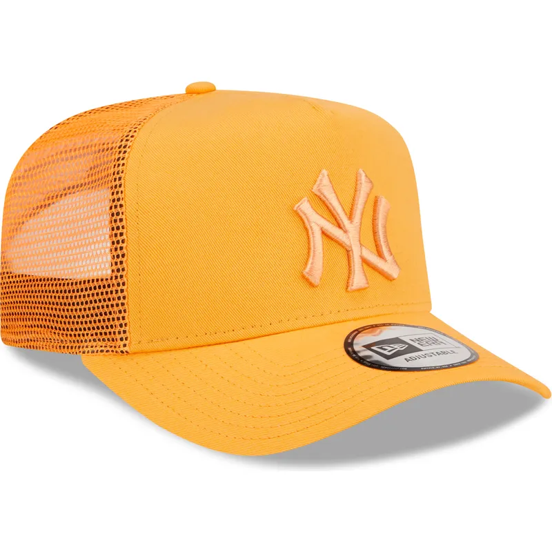 cap-islenkta-orange-snapback-a-frame-tonal-mesh-new-york-yankees-mlb-new-era