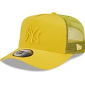 cap-islenkta-yellow-snapback-a-frame-tonal-mesh-new-york-yankees-mlb-new-era