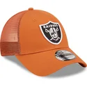 cap-islenkta-orange-adjustable-strap-a-frame-home-field-las-vegas-raiders-nfl-new-era