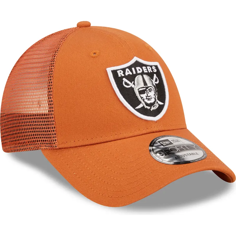 cap-islenkta-orange-adjustable-strap-a-frame-home-field-las-vegas-raiders-nfl-new-era