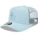 kepure-islenkta-melyna-snapback-a-frame-tonal-mesh-los-angeles-dodgers-mlb-new-era