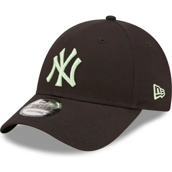 Cap išlenkta black adjustable strap 9FORTY League Essential New York Yankees MLB New Era