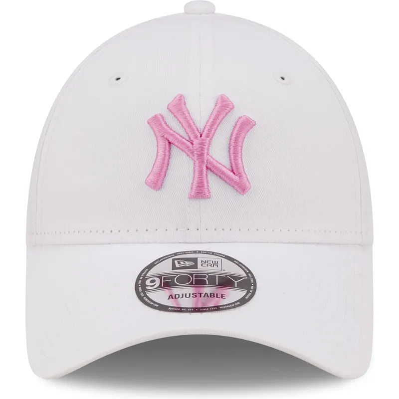 kepure-islenkta-balta-reguliuojamas-rosa-9forty-league-essential-new-york-yankees-mlb-new-era kepure-islenkta-balta-reguliuojamas-rosa-9forty-league-essential-new-york-yankees-mlb-new-era