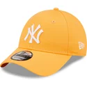 kepure-islenkta-oranzine-reguliuojamas-9forty-league-essential-new-york-yankees-mlb-new-era