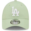 regulowana-czapka-z-daszkiem-9forty-league-essential-los-angeles-dodgers-mlb-od-new-era-w-jasnym-zielonym-kolorze