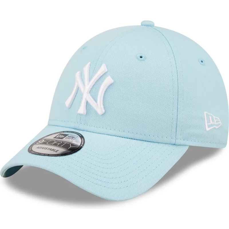 kepure-islenkta-melyna-reguliuojamas-9forty-league-essential-new-york-yankees-mlb-new-era
