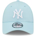 kepure-islenkta-melyna-reguliuojamas-9forty-league-essential-new-york-yankees-mlb-new-era