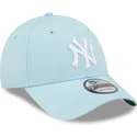 kepure-islenkta-melyna-reguliuojamas-9forty-league-essential-new-york-yankees-mlb-new-era