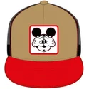 czapka-trucker-plaska-brazowo-czerwona-mickey-mouse-casf-mo4-disney-od-capslab