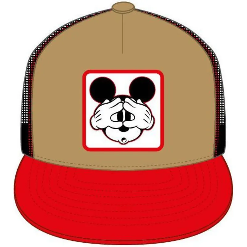 cap-plokscia-brown-snapback-mickey-mouse-disney-capslab