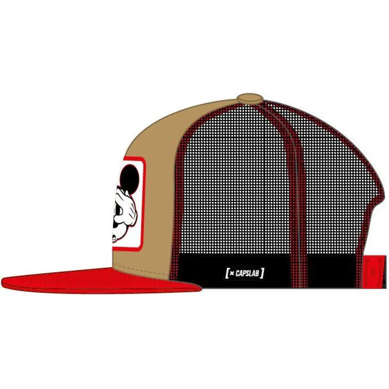 cap-plokscia-brown-snapback-mickey-mouse-disney-capslab