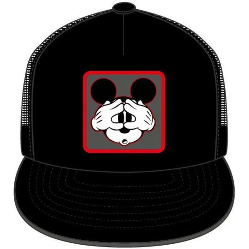 kepure-plokscia-juoda-snapback-casf-mo3-mickey-mouse-disney-capslab