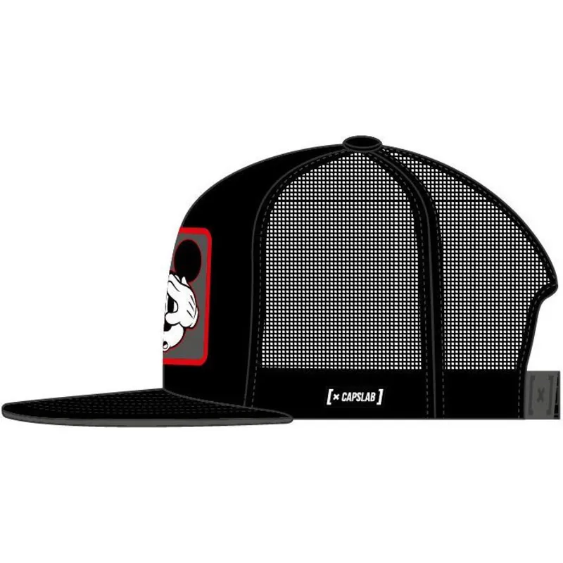 kepure-plokscia-juoda-snapback-casf-mo3-mickey-mouse-disney-capslab