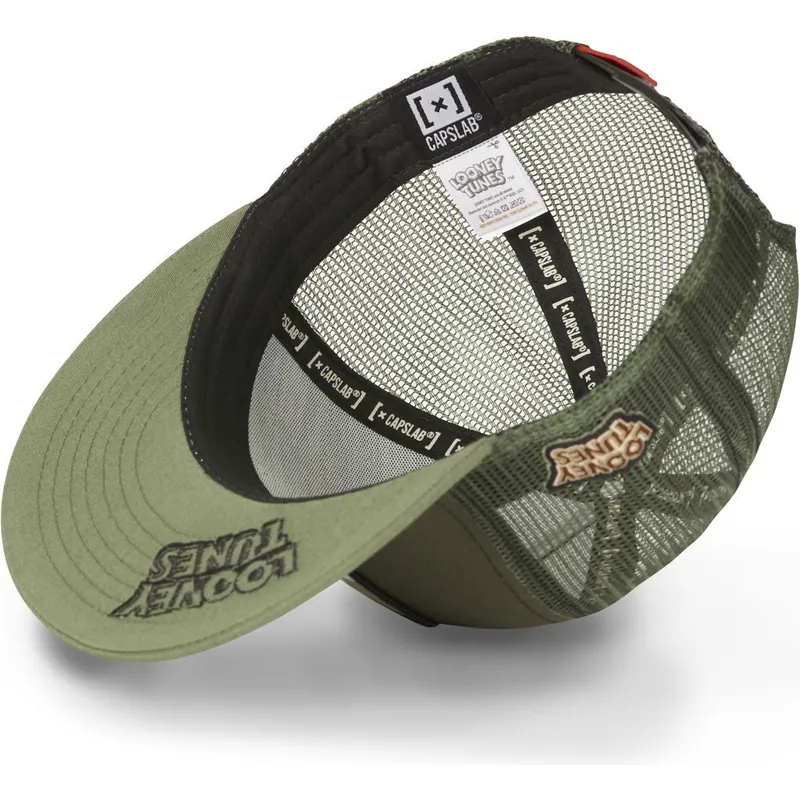 kepure-plokscia-vilkikas-zalia-snapback-coyote-casf-wi4-looney-tunes-kojotas-looney-tunes-capslab