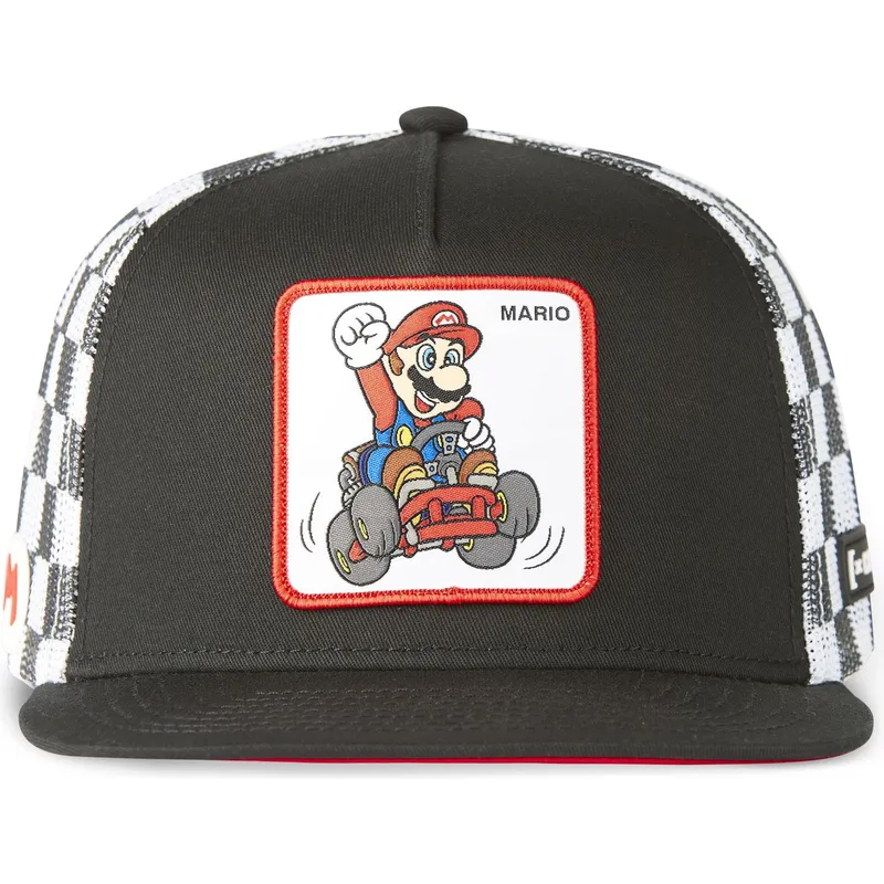 kepure-plokscia-juoda-snapback-kart-casf-ju1-bros-mario-super-mario-bros-capslab
