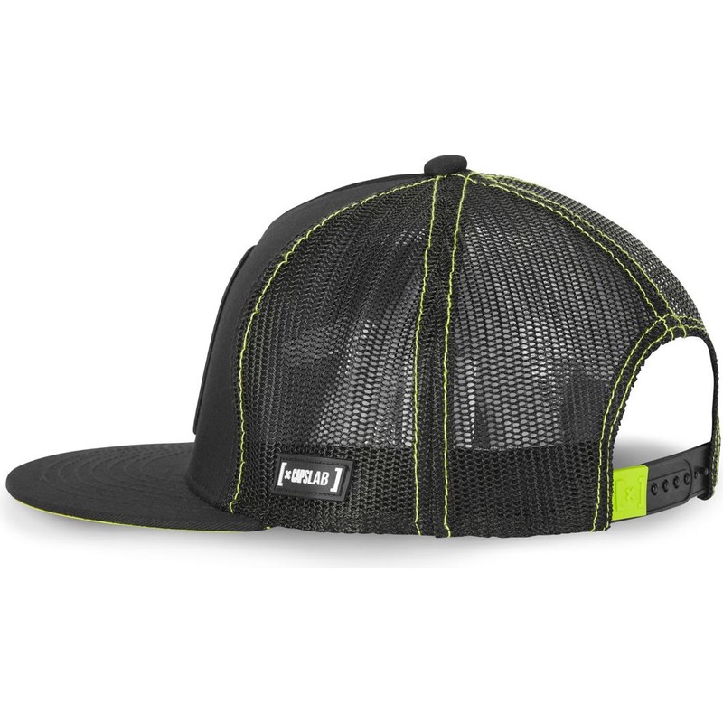 capslab-flat-brim-rick-sanchez-casf-ri1-rick-and-morty-black-trucker-hat