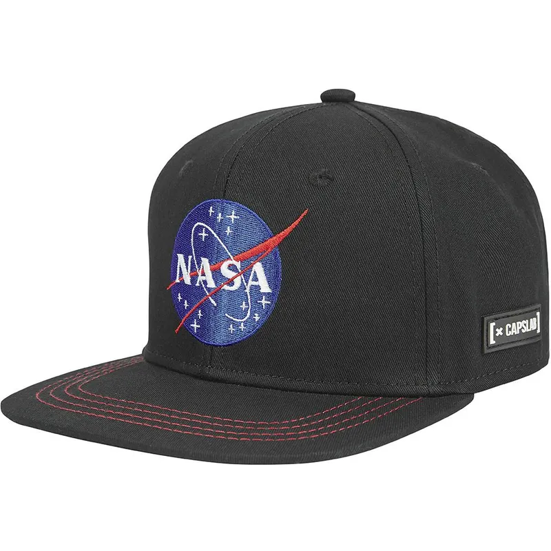 kepure-plokscia-juoda-snapback-us2-nasa-capslab