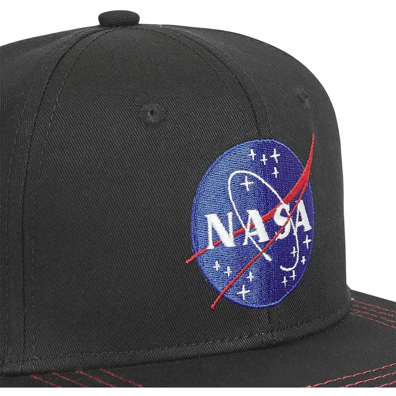 kepure-plokscia-juoda-snapback-us2-nasa-capslab