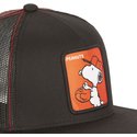 capslab-flat-brim-snoopy-casf-ba1-peanuts-black-trucker-hat