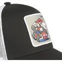 kepure-islenkta-juoda-snapback-kart-dri2-bros-mario-super-mario-bros-capslab
