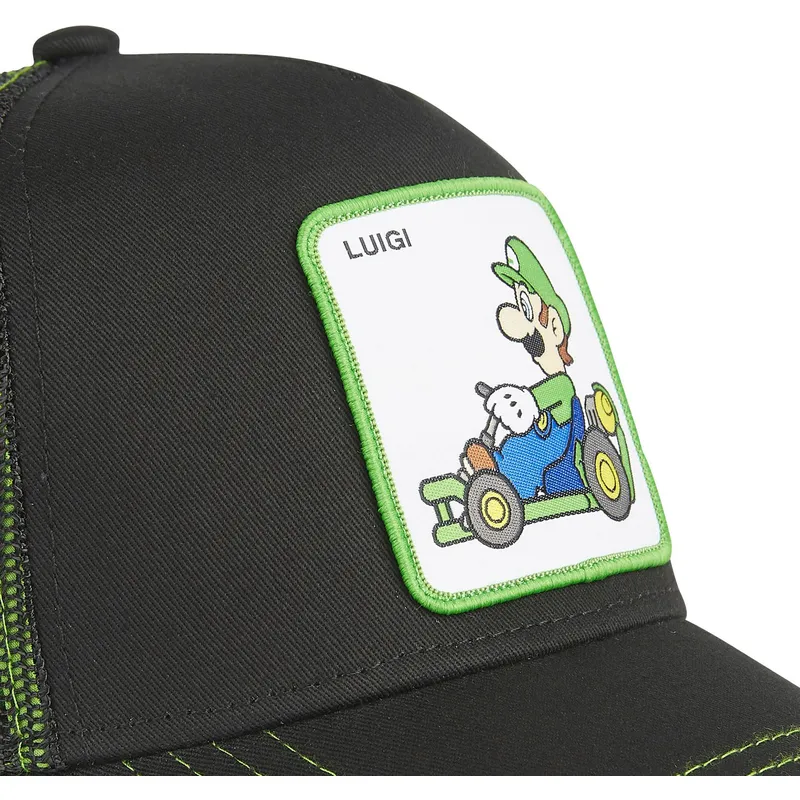 kepure-islenkta-juoda-snapback-kart-lui1-bros-luigi-super-mario-bros-capslab