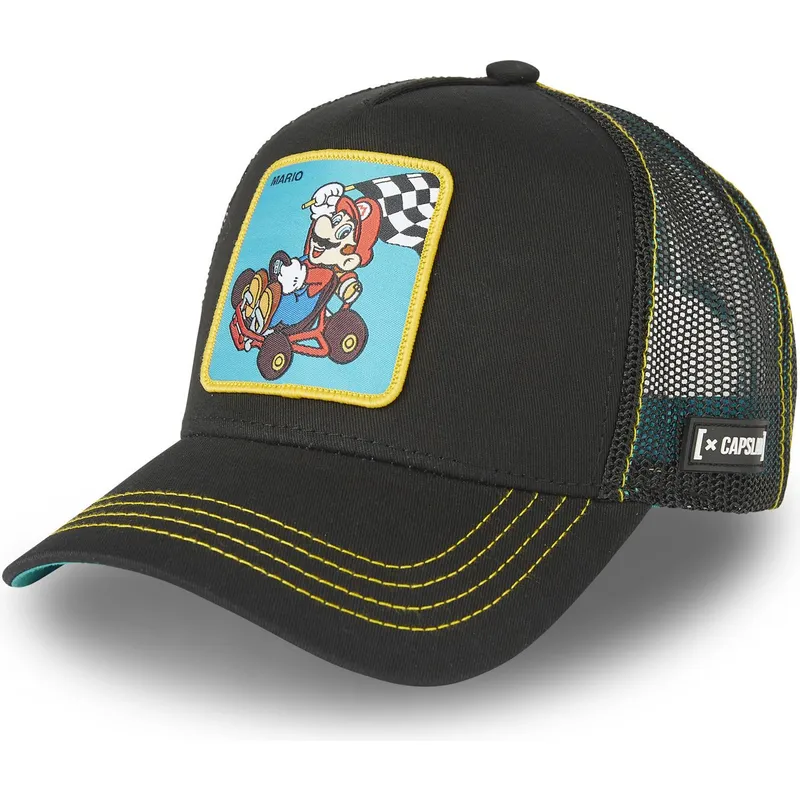 kepure-islenkta-juoda-snapback-kart-vic1-bros-mario-super-mario-bros-capslab kepure-islenkta-juoda-snapback-kart-vic1-bros-mario-super-mario-bros-capslab