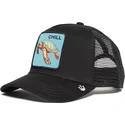 czarna-czapka-trucker-z-zolwiem-chill-the-farm-od-goorin-bros