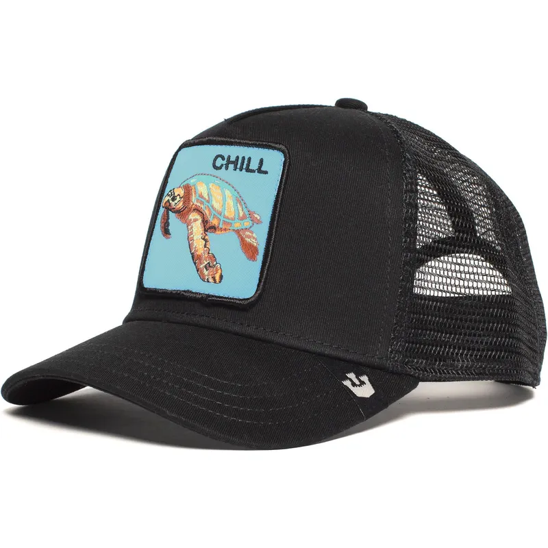 kepure-islenkta-juoda-snapback-chill-the-farm-goorin-bros