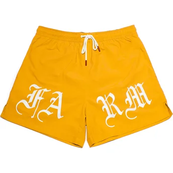 Swimwear yellow Bañador amarillo Drop It Like It's Yacht The Farm The Farm de Goorin Bros.