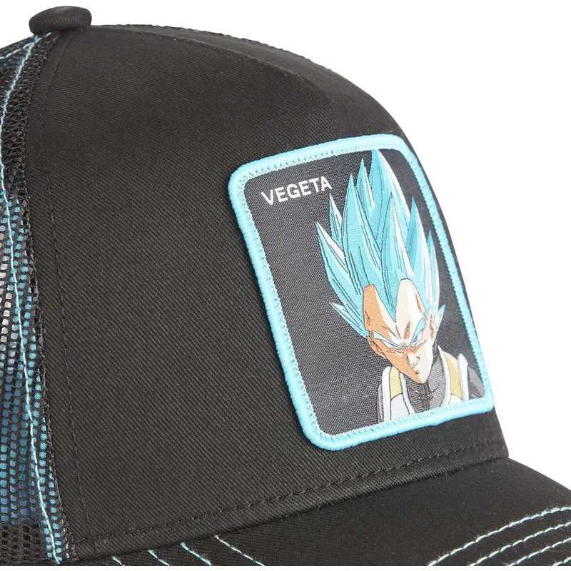 kepure-islenkta-juoda-snapback-super-saiyan-blue-cas-veg1-vegeta-dragon-ball-capslab