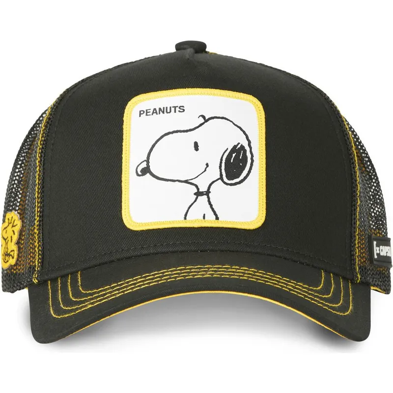 cap-islenkta-black-snapback-snoopy-peanuts-capslab