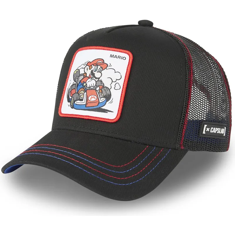 kepure-islenkta-juoda-snapback-kart-dri1-bros-mario-super-mario-bros-capslab