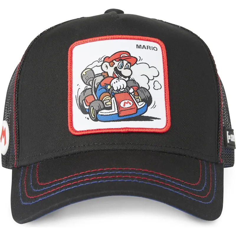 kepure-islenkta-juoda-snapback-kart-dri1-bros-mario-super-mario-bros-capslab