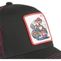 kepure-islenkta-juoda-snapback-kart-dri1-bros-mario-super-mario-bros-capslab