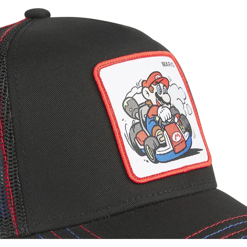 kepure-islenkta-juoda-snapback-kart-dri1-bros-mario-super-mario-bros-capslab