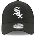 kepure-islenkta-juoda-reguliuojama-juostele-9forty-the-league-chicago-white-sox-mlb-new-era